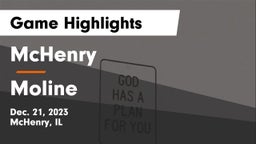 McHenry  vs Moline  Game Highlights - Dec. 21, 2023
