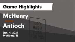 McHenry  vs Antioch  Game Highlights - Jan. 4, 2024