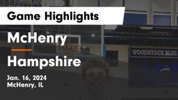 McHenry  vs Hampshire  Game Highlights - Jan. 16, 2024