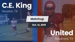 Matchup: C.E. King vs. United  2018