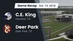 Recap: C.E. King  vs. Deer Park  2018
