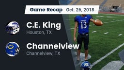 Recap: C.E. King  vs. Channelview  2018