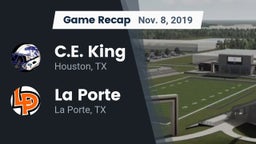 Recap: C.E. King  vs. La Porte  2019