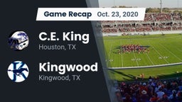 Recap: C.E. King  vs. Kingwood  2020