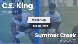 Matchup: C.E. King vs. Summer Creek  2020