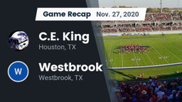 Recap: C.E. King  vs. Westbrook  2020