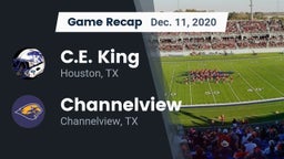 Recap: C.E. King  vs. Channelview  2020