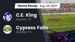 Recap: C.E. King  vs. Cypress Falls  2021