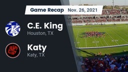 Recap: C.E. King  vs. Katy  2021