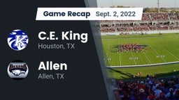 Recap: C.E. King  vs. Allen  2022