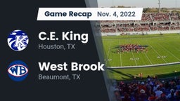Recap: C.E. King  vs. West Brook  2022