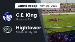 Recap: C.E. King  vs. Hightower  2022