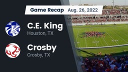 Recap: C.E. King  vs. Crosby  2022