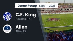 Recap: C.E. King  vs. Allen  2023