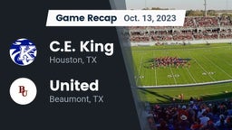 Recap: C.E. King  vs. United  2023