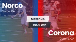 Matchup: Norco  vs. Corona  2017