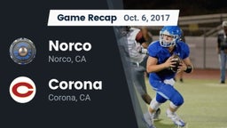Recap: Norco  vs. Corona  2017