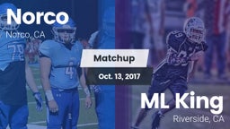 Matchup: Norco  vs. ML King  2017