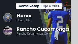 Recap: Norco  vs. Rancho Cucamonga  2019