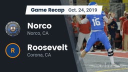 Recap: Norco  vs. Roosevelt  2019