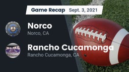 Recap: Norco  vs. Rancho Cucamonga  2021