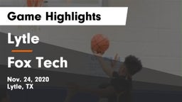 Lytle  vs Fox Tech  Game Highlights - Nov. 24, 2020