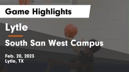 Lytle  vs South San West Campus Game Highlights - Feb. 20, 2023