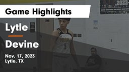 Lytle  vs Devine  Game Highlights - Nov. 17, 2023