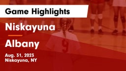 Niskayuna  vs Albany  Game Highlights - Aug. 31, 2023