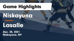 Niskayuna  vs Lasalle Game Highlights - Dec. 28, 2021