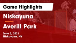 Niskayuna  vs Averill Park  Game Highlights - June 3, 2021