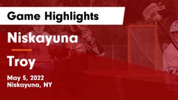 Niskayuna  vs Troy  Game Highlights - May 5, 2022