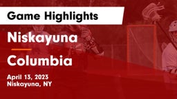Niskayuna  vs Columbia  Game Highlights - April 13, 2023