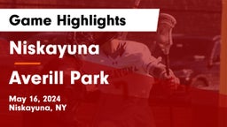Niskayuna  vs Averill Park  Game Highlights - May 16, 2024