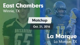 Matchup: East Chambers High vs. La Marque  2016