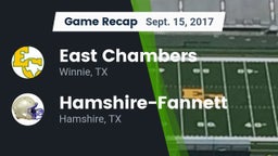 Recap: East Chambers  vs. Hamshire-Fannett  2017