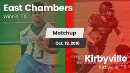 Matchup: East Chambers High vs. Kirbyville  2018