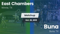 Matchup: East Chambers High vs. Buna  2018