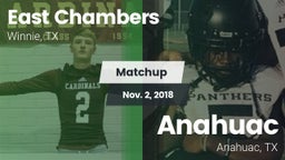 Matchup: East Chambers High vs. Anahuac  2018