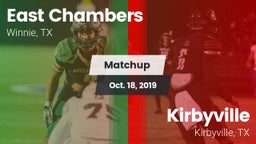 Matchup: East Chambers High vs. Kirbyville  2019