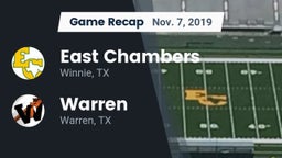Recap: East Chambers  vs. Warren  2019