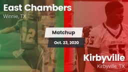 Matchup: East Chambers High vs. Kirbyville  2020