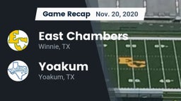 Recap: East Chambers  vs. Yoakum  2020