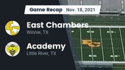 Recap: East Chambers  vs. Academy  2021