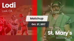 Matchup: Lodi  vs. St. Mary's  2017
