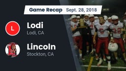 Recap: Lodi  vs. Lincoln  2018