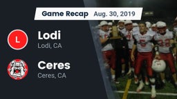 Recap: Lodi  vs. Ceres  2019