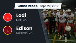 Recap: Lodi  vs. Edison  2019