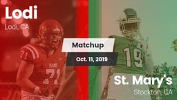 Matchup: Lodi  vs. St. Mary's  2019