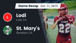 Recap: Lodi  vs. St. Mary's  2019
